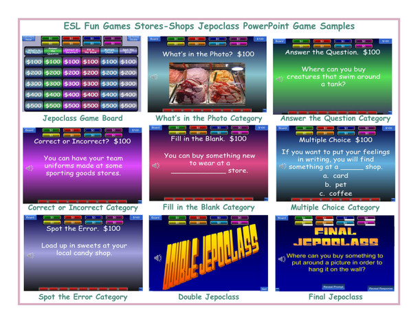 Stores-Shops Jepoclass PowerPoint Game