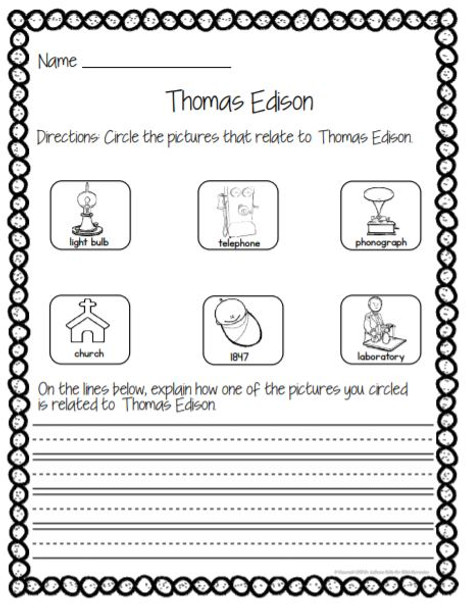 Thomas Edison: First Grade