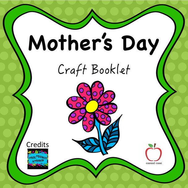 Mother's Day Craft Booklet