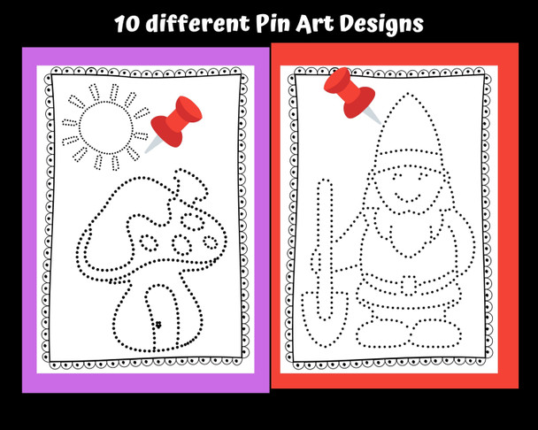 Fairy Themed Pin Art - Poke Art 