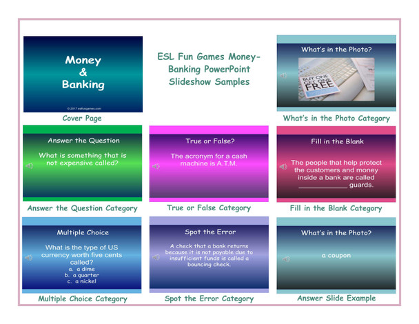 Money-Banking PowerPoint Slideshow