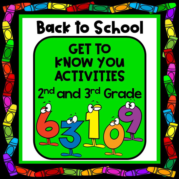 Back to School - Get to Know You Activities - 2nd and 3rd Grade