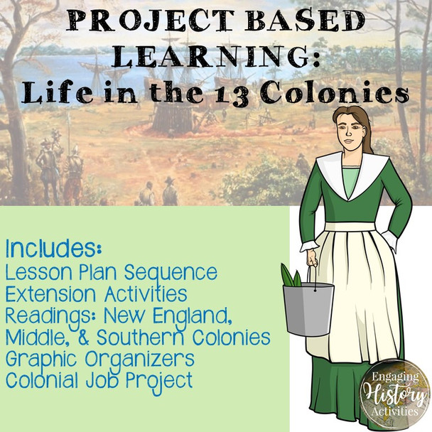 Project Based Learning: Life in the 13 Colonies