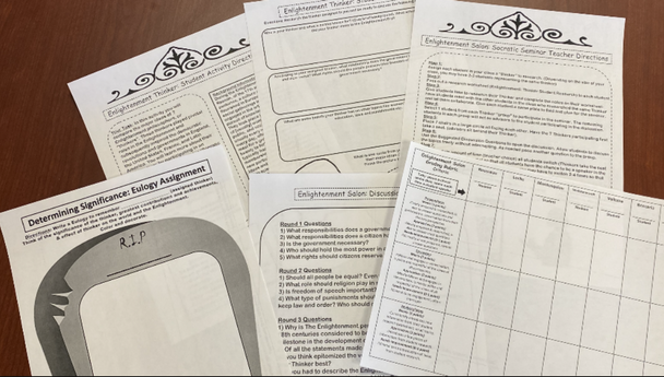 Age of Reason | Enlightenment Salon | A Socratic Seminar Activity