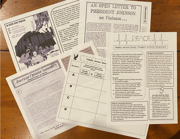 U.S. History: Cold War | Vietnam War | Hawks V. Doves Document Based Activity