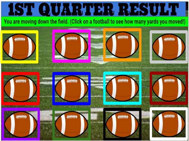 Football Interactive Review Game--For ANY subject!