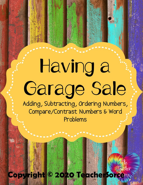Garage Sale Math Project (Distance or In Class)