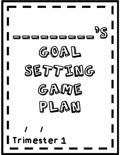 Student Goal Setting Packet and Bulletin Board