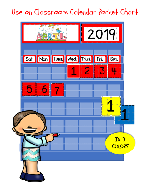 ALL YEAR PRESCHOOL CALENDAR SET AND LEARNING CENTER