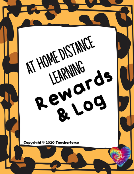 Student At Home Distance Learning Reward System 