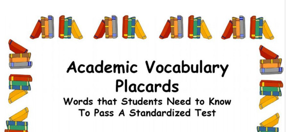 Academic Vocabulary Placards