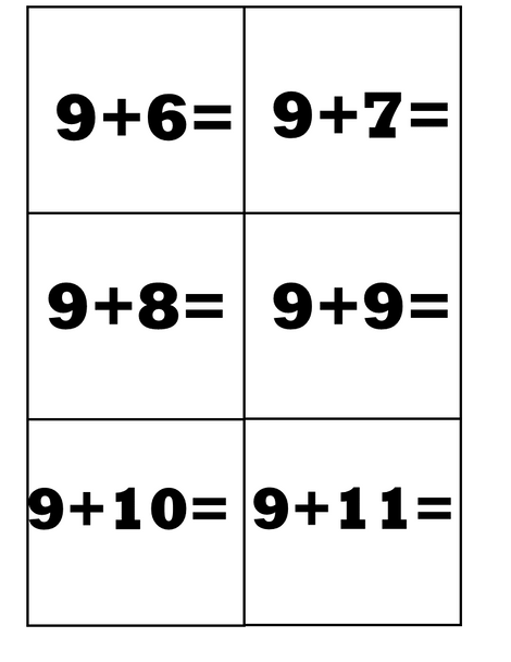 Math Manipulatives Packet (Printable for in class or at home)