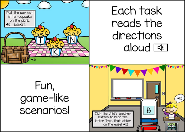 Uppercase Letters Digital Task Boom Cards