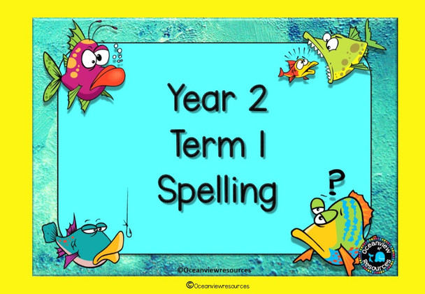 Spelling Term 1 Grade 2