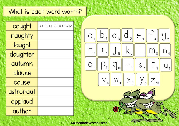Spelling Term 1 Grade 4