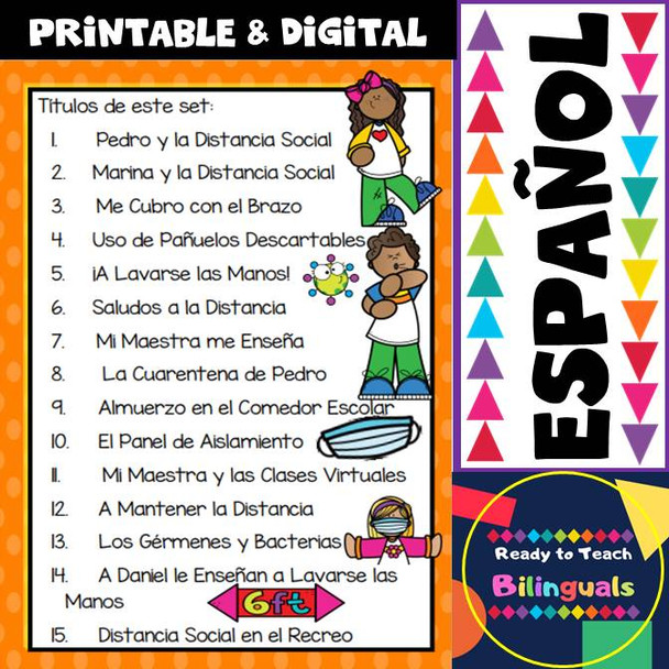 Reading Comprehension in Spanish - Social Distance- Distance Learning