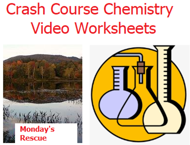 Crash Course Chemistry Video Worksheet 24:Bonds & Lewis Structures (Distance Learning)