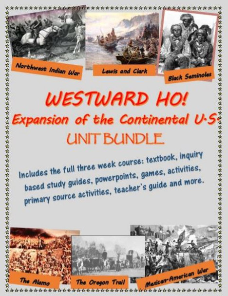   Westward Ho! - Expansion of the Continental U.S. unit bundle, including text