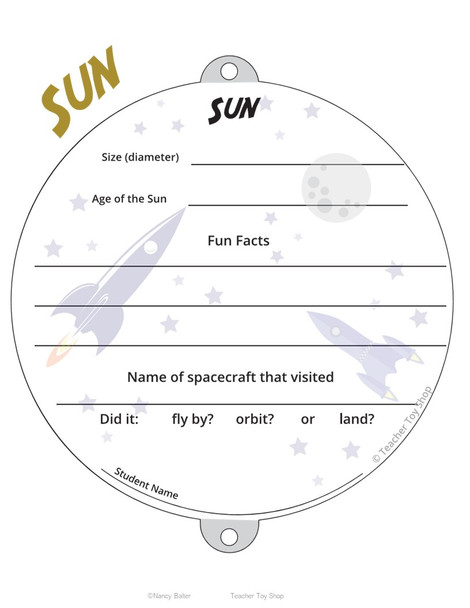 Solar System and Planets Project