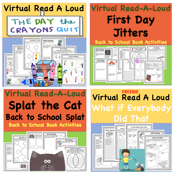 Mega  Discount Bundle- Virtual Back to School Read-A-Loud Pack 