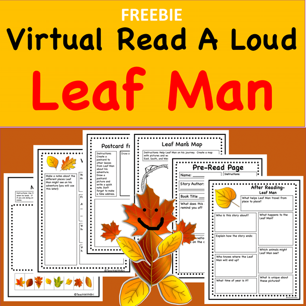 Discount Bundle- Fall Favorite Books Read Aloud Activities- Digital and PDF Versions of All 