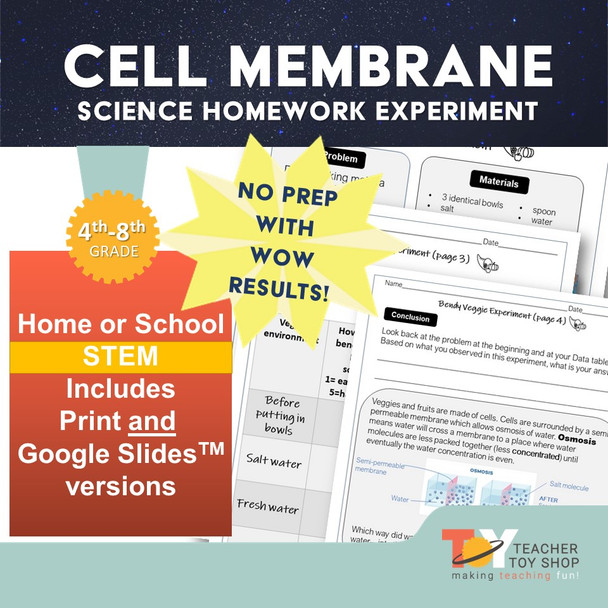 Cell Organelles Activity | Distance Learning for Google Slides™ + print version