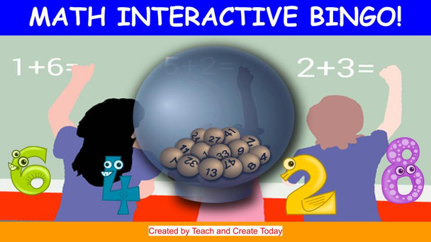 Math Interactive Virtual Bingo!  For All Math Teachers!