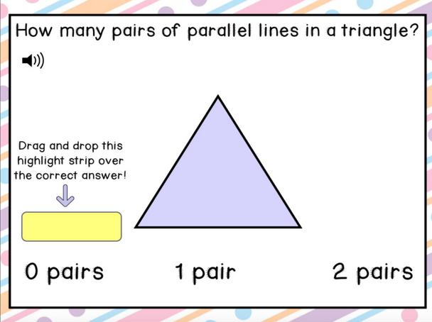 Parallel Lines and Parallelograms Boom Cards for Distance Learning