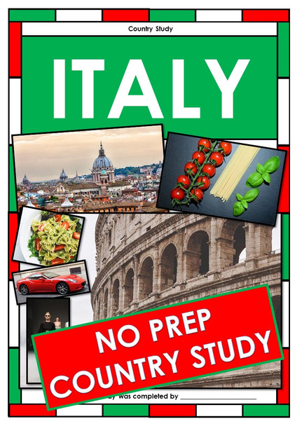 Italy - Country Study / Research Project 