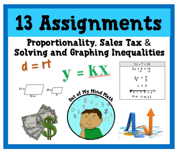 13 Assignments on Proportionality