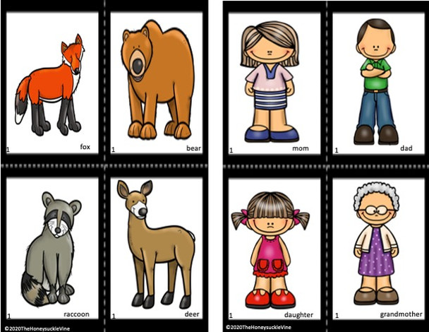 Sorting Activity Cards for the Activity Mat: 8 cards, print, laminate and cut out
