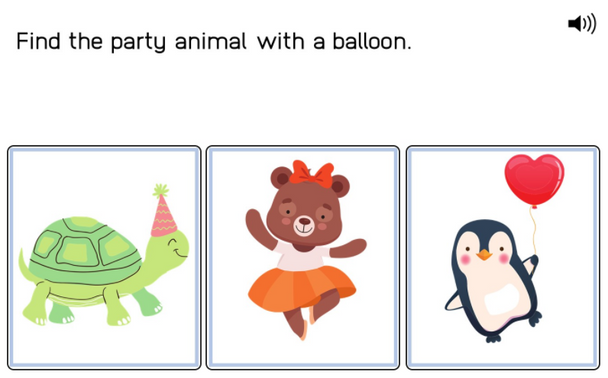 Post-Noun Elaboration: Party Animals - Boom Cards™