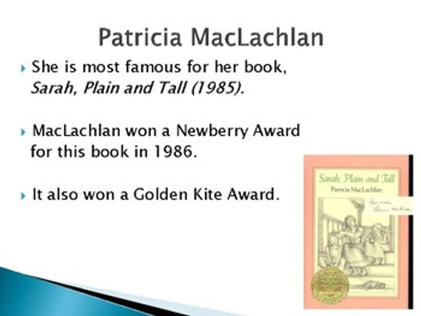 Patricia MacLachlan Biography