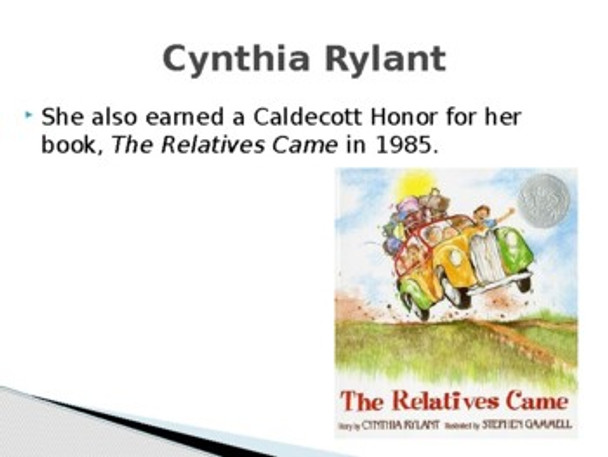 Cynthia Rylant Biography