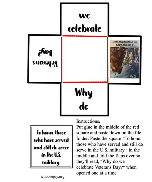 Veterans Day Activity Guide, Lapbook, and Coloring Pages