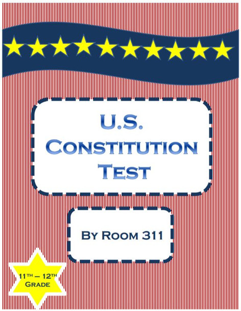 U.S. Constitution Test