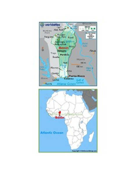 Benin Map Scavenger Hunt