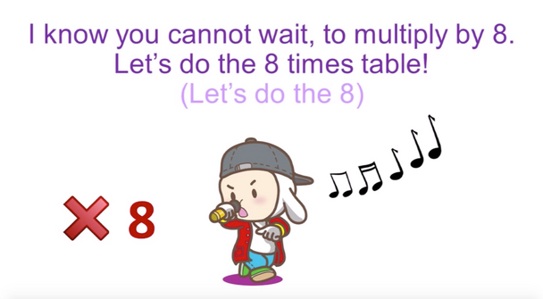 '8 TIMES TABLE' ~ Curriculum Song Video