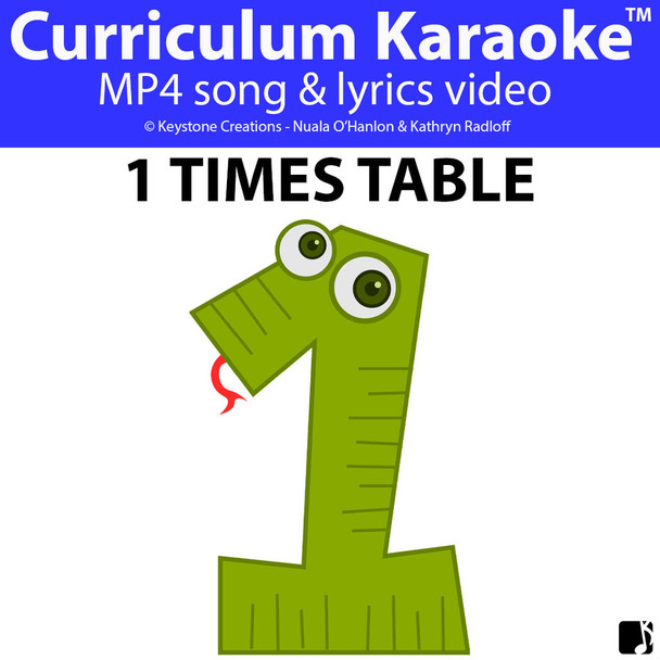 '1 TIMES TABLE' ~ Curriculum Song Video