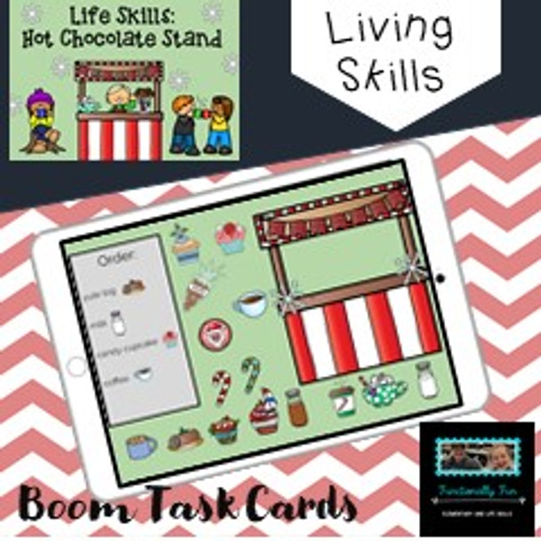 Life Skills: Hot Chocolate Stand Boom Cards