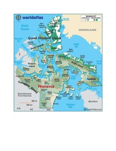 Nunavut Map Scavenger Hunt