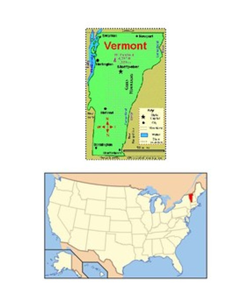Vermont Map Scavenger Hunt