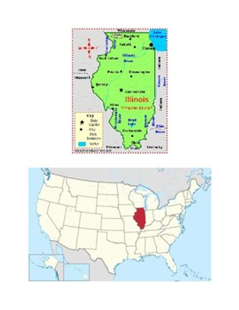 Illinois Map Scavenger Hunt