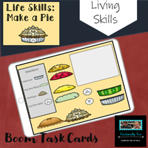 Life Skills: Make a Pie Boom Cards