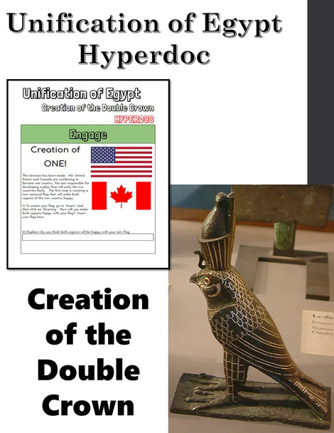 Unification of Ancient Egypt Hyperdoc: Double Crown Webquest