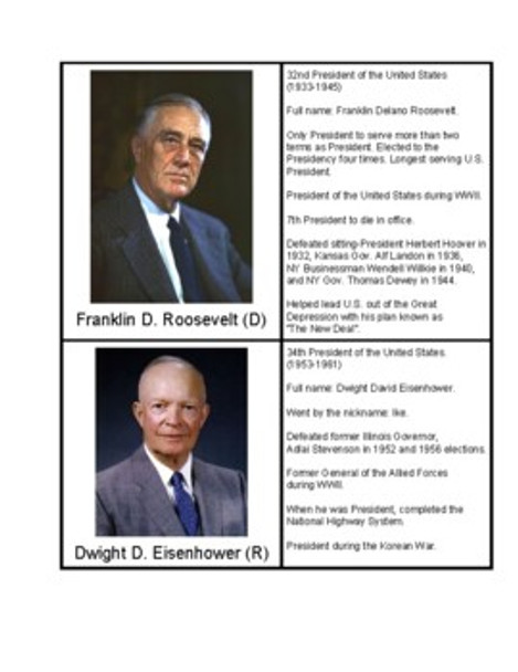 Two-Term U.S. Presidents