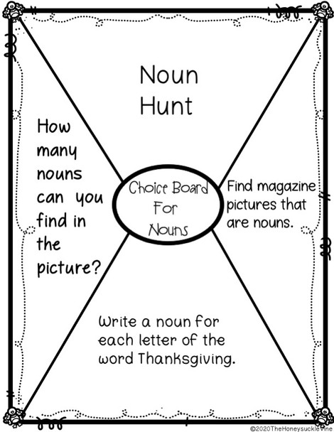 Noun Hunt Activity