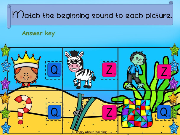 Beginning Sounds Google Slides Set 5