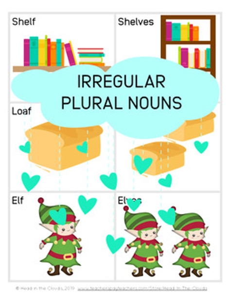 Irregular Plural Nouns + Concepts 1, 2, 3