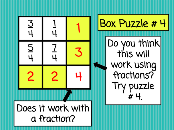 Box Puzzles I - Commutative and Associative Properties - Digital